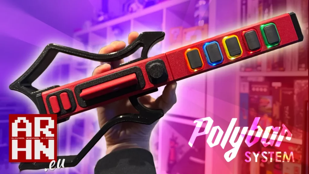 Drukowana gitara do gier muzycznych – System Polybar
